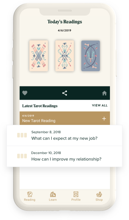 Free Tarot Readings with Labyrinthos Tarot App